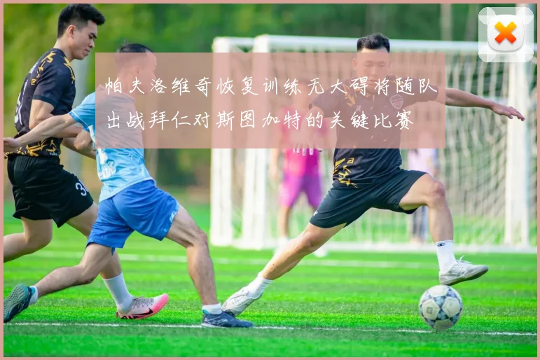 帕夫洛维奇恢复训练无大碍将随队出战拜仁对斯图加特的关键比赛